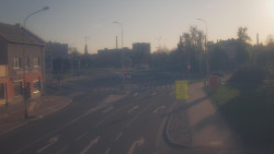 Křižovatka ulic Komenského a Velké Novosady