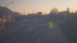 Křižovatka ulic Komenského a Velké Novosady