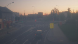 Křižovatka ulic Komenského a Velké Novosady