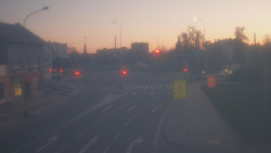 Křižovatka ulic Komenského a Velké Novosady