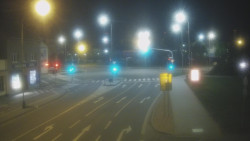 Křižovatka ulic Komenského a Velké Novosady