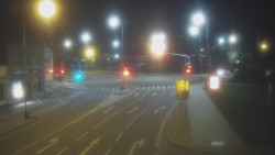 Křižovatka ulic Komenského a Velké Novosady