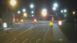 Křižovatka ulic Komenského a Velké Novosady