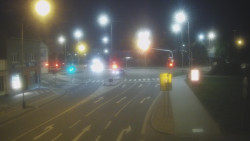 Křižovatka ulic Komenského a Velké Novosady