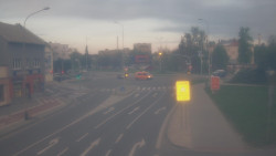 Křižovatka ulic Komenského a Velké Novosady