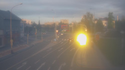 Křižovatka ulic Komenského a Velké Novosady