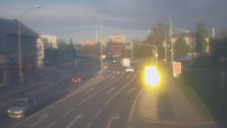 Křižovatka ulic Komenského a Velké Novosady