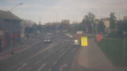 Křižovatka ulic Komenského a Velké Novosady