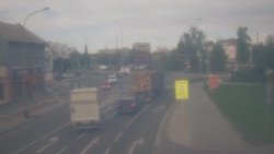 Křižovatka ulic Komenského a Velké Novosady