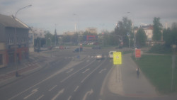 Křižovatka ulic Komenského a Velké Novosady