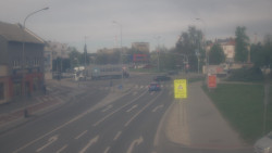 Křižovatka ulic Komenského a Velké Novosady