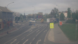 Křižovatka ulic Komenského a Velké Novosady