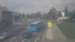 Křižovatka ulic Komenského a Velké Novosady