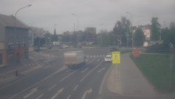 Křižovatka ulic Komenského a Velké Novosady