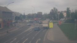 Křižovatka ulic Komenského a Velké Novosady