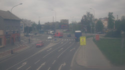 Křižovatka ulic Komenského a Velké Novosady