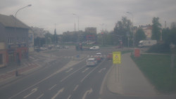 Křižovatka ulic Komenského a Velké Novosady