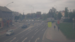 Křižovatka ulic Komenského a Velké Novosady