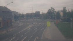 Křižovatka ulic Komenského a Velké Novosady