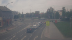 Křižovatka ulic Komenského a Velké Novosady