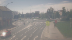 Křižovatka ulic Komenského a Velké Novosady