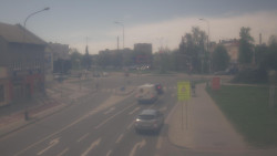 Křižovatka ulic Komenského a Velké Novosady