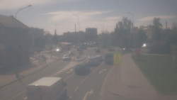 Křižovatka ulic Komenského a Velké Novosady