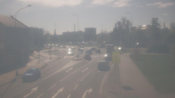 Křižovatka ulic Komenského a Velké Novosady