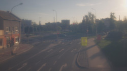 Křižovatka ulic Komenského a Velké Novosady