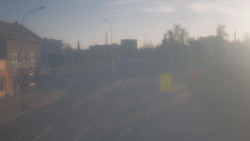 Křižovatka ulic Komenského a Velké Novosady