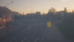 Křižovatka ulic Komenského a Velké Novosady