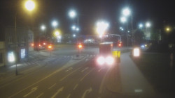 Křižovatka ulic Komenského a Velké Novosady