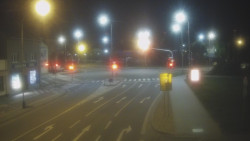 Křižovatka ulic Komenského a Velké Novosady