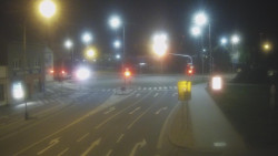 Křižovatka ulic Komenského a Velké Novosady