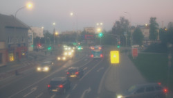 Křižovatka ulic Komenského a Velké Novosady