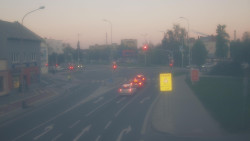 Křižovatka ulic Komenského a Velké Novosady