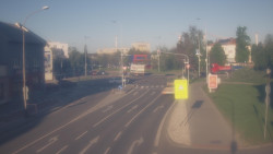 Křižovatka ulic Komenského a Velké Novosady