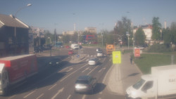 Křižovatka ulic Komenského a Velké Novosady