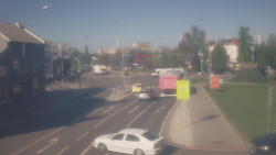 Křižovatka ulic Komenského a Velké Novosady