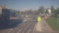 Křižovatka ulic Komenského a Velké Novosady