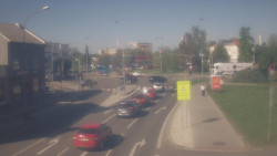 Křižovatka ulic Komenského a Velké Novosady