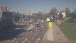 Křižovatka ulic Komenského a Velké Novosady