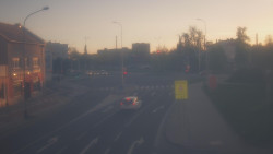 Křižovatka ulic Komenského a Velké Novosady