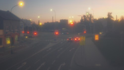 Křižovatka ulic Komenského a Velké Novosady