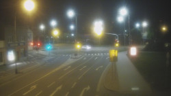 Křižovatka ulic Komenského a Velké Novosady