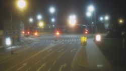 Křižovatka ulic Komenského a Velké Novosady