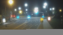 Křižovatka ulic Komenského a Velké Novosady