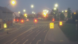 Křižovatka ulic Komenského a Velké Novosady