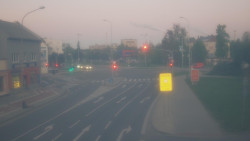 Křižovatka ulic Komenského a Velké Novosady