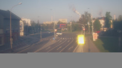 Křižovatka ulic Komenského a Velké Novosady